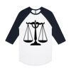 AS Colour - 3/4 Raglan Baseball Sleeve Tee Thumbnail