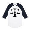 AS Colour - 3/4 Raglan Baseball Sleeve Tee Thumbnail