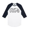 AS Colour - 3/4 Raglan Baseball Sleeve Tee Thumbnail