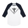 AS Colour - 3/4 Raglan Baseball Sleeve Tee Thumbnail
