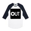 AS Colour - 3/4 Raglan Baseball Sleeve Tee Thumbnail