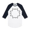 AS Colour - 3/4 Raglan Baseball Sleeve Tee Thumbnail