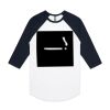 AS Colour - 3/4 Raglan Baseball Sleeve Tee Thumbnail