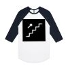 AS Colour - 3/4 Raglan Baseball Sleeve Tee Thumbnail