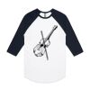 AS Colour - 3/4 Raglan Baseball Sleeve Tee Thumbnail