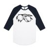 AS Colour - 3/4 Raglan Baseball Sleeve Tee Thumbnail