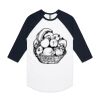 AS Colour - 3/4 Raglan Baseball Sleeve Tee Thumbnail