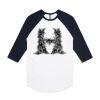 AS Colour - 3/4 Raglan Baseball Sleeve Tee Thumbnail