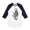 AS Colour - 3/4 Raglan Baseball Sleeve Tee Thumbnail