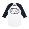 AS Colour - 3/4 Raglan Baseball Sleeve Tee Thumbnail
