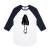 AS Colour - 3/4 Raglan Baseball Sleeve Tee Thumbnail