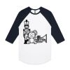 AS Colour - 3/4 Raglan Baseball Sleeve Tee Thumbnail