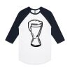 AS Colour - 3/4 Raglan Baseball Sleeve Tee Thumbnail
