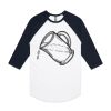 AS Colour - 3/4 Raglan Baseball Sleeve Tee Thumbnail