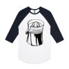 AS Colour - 3/4 Raglan Baseball Sleeve Tee Thumbnail