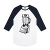 AS Colour - 3/4 Raglan Baseball Sleeve Tee Thumbnail