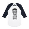 AS Colour - 3/4 Raglan Baseball Sleeve Tee Thumbnail