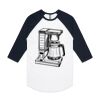 AS Colour - 3/4 Raglan Baseball Sleeve Tee Thumbnail
