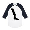 AS Colour - 3/4 Raglan Baseball Sleeve Tee Thumbnail