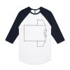 AS Colour - 3/4 Raglan Baseball Sleeve Tee Thumbnail