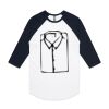 AS Colour - 3/4 Raglan Baseball Sleeve Tee Thumbnail