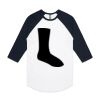 AS Colour - 3/4 Raglan Baseball Sleeve Tee Thumbnail
