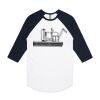 AS Colour - 3/4 Raglan Baseball Sleeve Tee Thumbnail