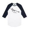 AS Colour - 3/4 Raglan Baseball Sleeve Tee Thumbnail