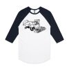 AS Colour - 3/4 Raglan Baseball Sleeve Tee Thumbnail