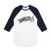 AS Colour - 3/4 Raglan Baseball Sleeve Tee Thumbnail