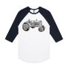 AS Colour - 3/4 Raglan Baseball Sleeve Tee Thumbnail