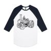 AS Colour - 3/4 Raglan Baseball Sleeve Tee Thumbnail