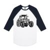 AS Colour - 3/4 Raglan Baseball Sleeve Tee Thumbnail