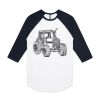 AS Colour - 3/4 Raglan Baseball Sleeve Tee Thumbnail