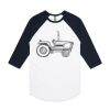 AS Colour - 3/4 Raglan Baseball Sleeve Tee Thumbnail