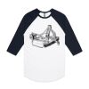 AS Colour - 3/4 Raglan Baseball Sleeve Tee Thumbnail