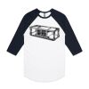 AS Colour - 3/4 Raglan Baseball Sleeve Tee Thumbnail
