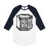 AS Colour - 3/4 Raglan Baseball Sleeve Tee Thumbnail
