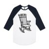AS Colour - 3/4 Raglan Baseball Sleeve Tee Thumbnail