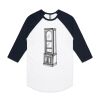 AS Colour - 3/4 Raglan Baseball Sleeve Tee Thumbnail