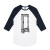 AS Colour - 3/4 Raglan Baseball Sleeve Tee Thumbnail