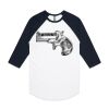 AS Colour - 3/4 Raglan Baseball Sleeve Tee Thumbnail