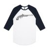 AS Colour - 3/4 Raglan Baseball Sleeve Tee Thumbnail