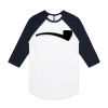 AS Colour - 3/4 Raglan Baseball Sleeve Tee Thumbnail
