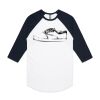 AS Colour - 3/4 Raglan Baseball Sleeve Tee Thumbnail
