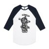 AS Colour - 3/4 Raglan Baseball Sleeve Tee Thumbnail
