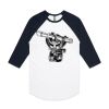 AS Colour - 3/4 Raglan Baseball Sleeve Tee Thumbnail