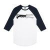 AS Colour - 3/4 Raglan Baseball Sleeve Tee Thumbnail