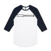 AS Colour - 3/4 Raglan Baseball Sleeve Tee Thumbnail