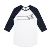 AS Colour - 3/4 Raglan Baseball Sleeve Tee Thumbnail